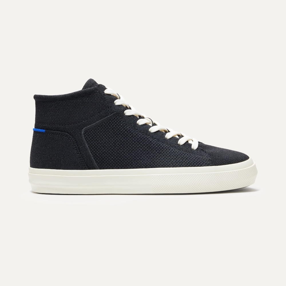 Rothy's The Women's High Top Sneaker - Black Size 9.5